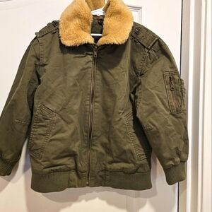 GAP Kids Army Green Jacket Size 6-7